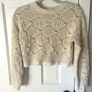 Zara Off- White Sweater